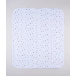 Manta interlock blanca con ositos para recién nacido*Prenatal Sale