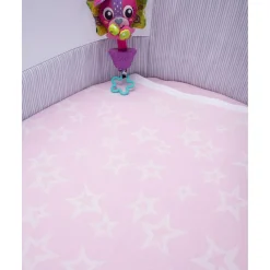 Manta Universal para Cuna Rosa con Estrellas Ropa De Cama·Sábanas Y Mantas|Recién Nacido·Ropa De Cama