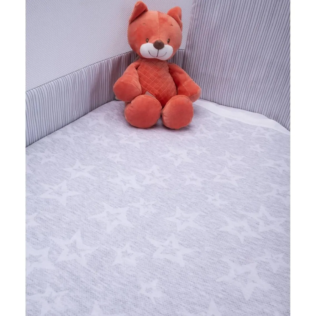 Outlet Manta Universal para Cuna Gris con Estrellas Ropa De Cama·Sábanas Y Mantas|Recién Nacido·Ropa De Cama