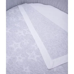Outlet Manta Universal para Cuna Gris con Estrellas Ropa De Cama·Sábanas Y Mantas|Recién Nacido·Ropa De Cama