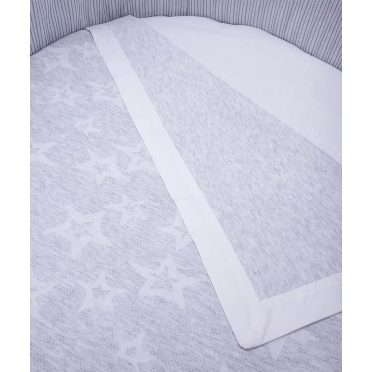 Outlet Manta Universal para Cuna Gris con Estrellas Ropa De Cama·Sábanas Y Mantas|Recién Nacido·Ropa De Cama