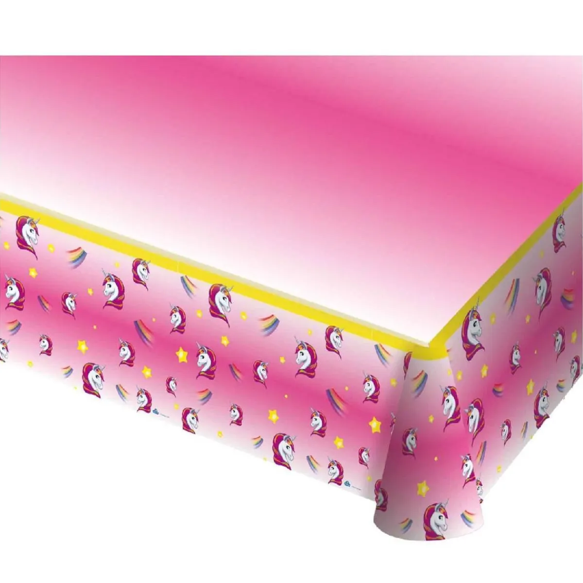 Mantel rosa de plástico Unicornios*TOYS "R" US Discount