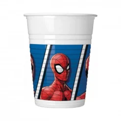 Marvel - Spider-Man - Pack 8 vasos de plástico*SPIDERMAN Hot