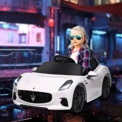 Outlet Maserati Gran Turismo Folgore eléctrico Blanco Vehículos De Batería O A Pedales