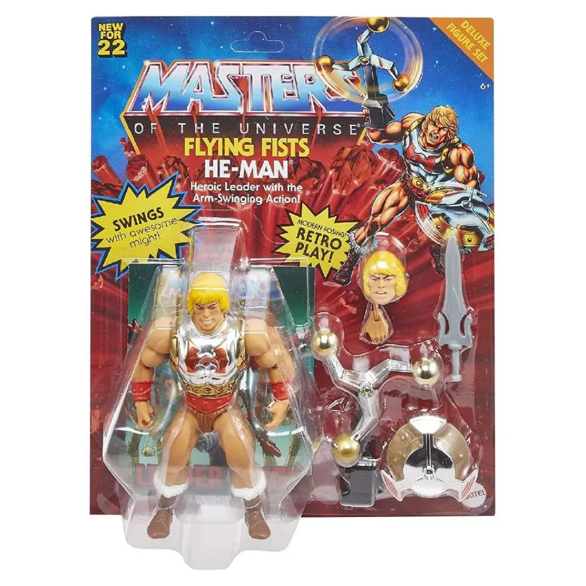 Best Masters of the Universe - He-Man puño volador Figuras De Acción