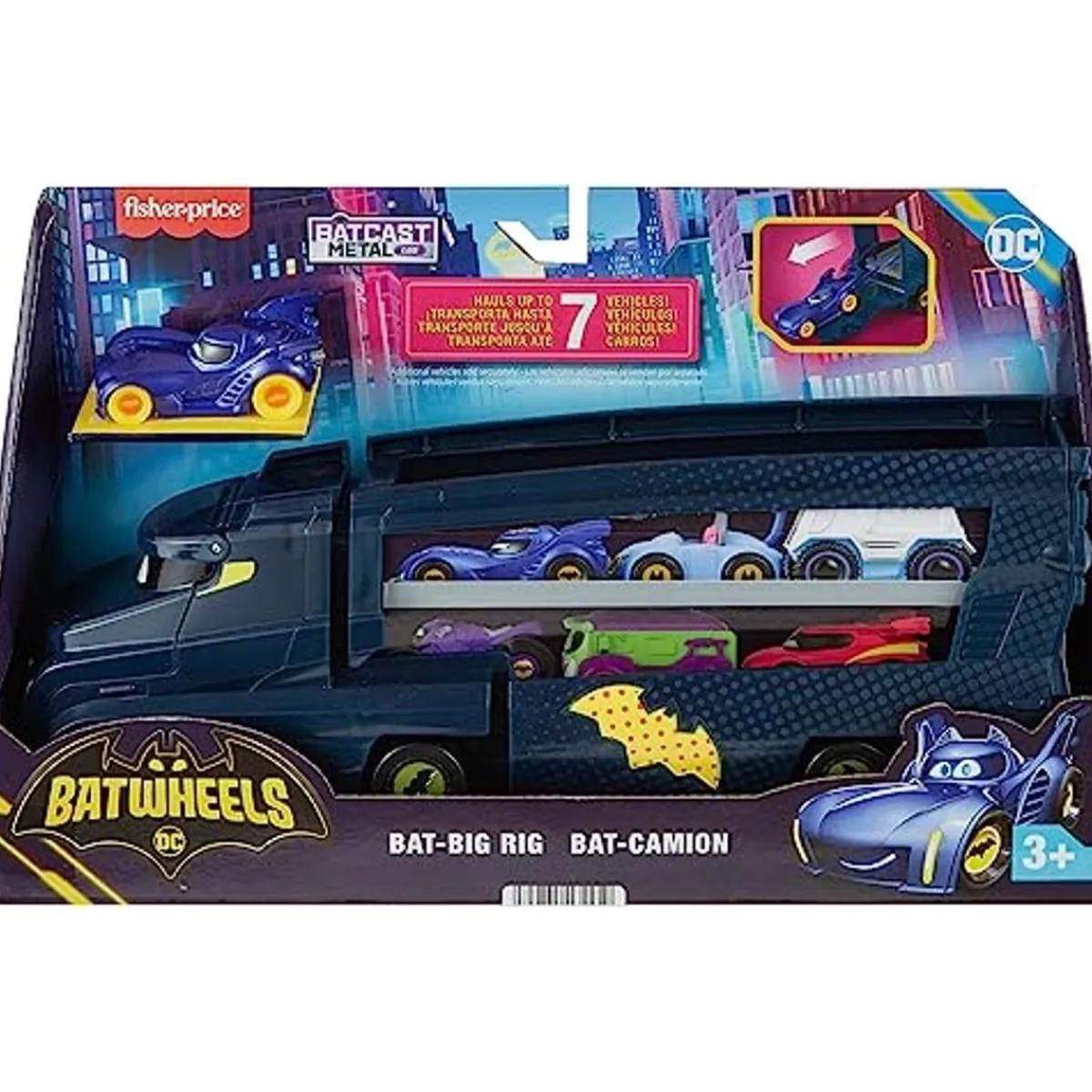 - Camión Transportador con Rampas y Remolque (Varios modelos) ㅤ*MATTEL Sale