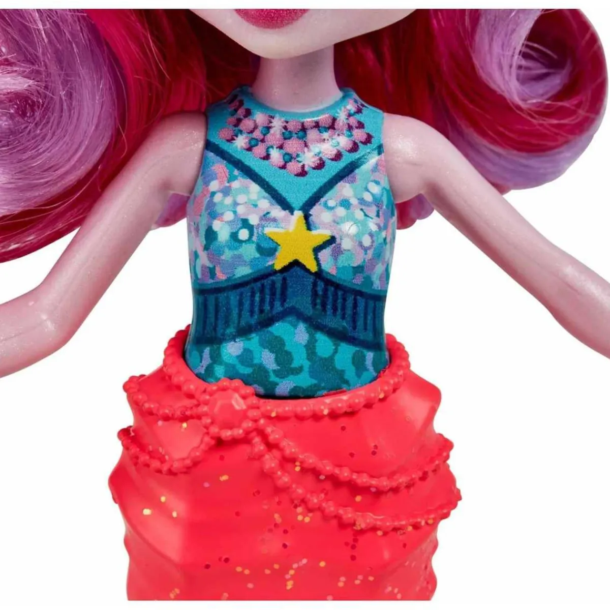 - Enchantimals - Ocean Kingdom muñeca Sedda Sea Horse con familia de caballitos de mar ㅤ*MATTEL New