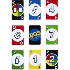 - Juego de cartas Dos segunda edición familiar de mesa ㅤ*MATTEL Outlet