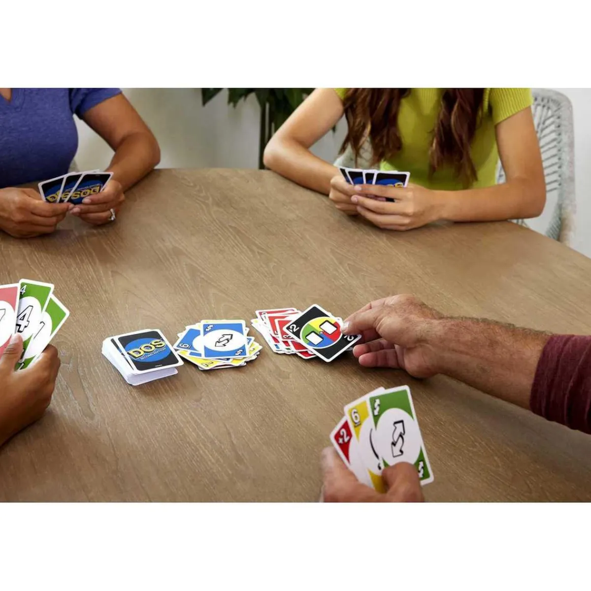 - Juego de cartas Dos segunda edición familiar de mesa ㅤ*MATTEL Outlet