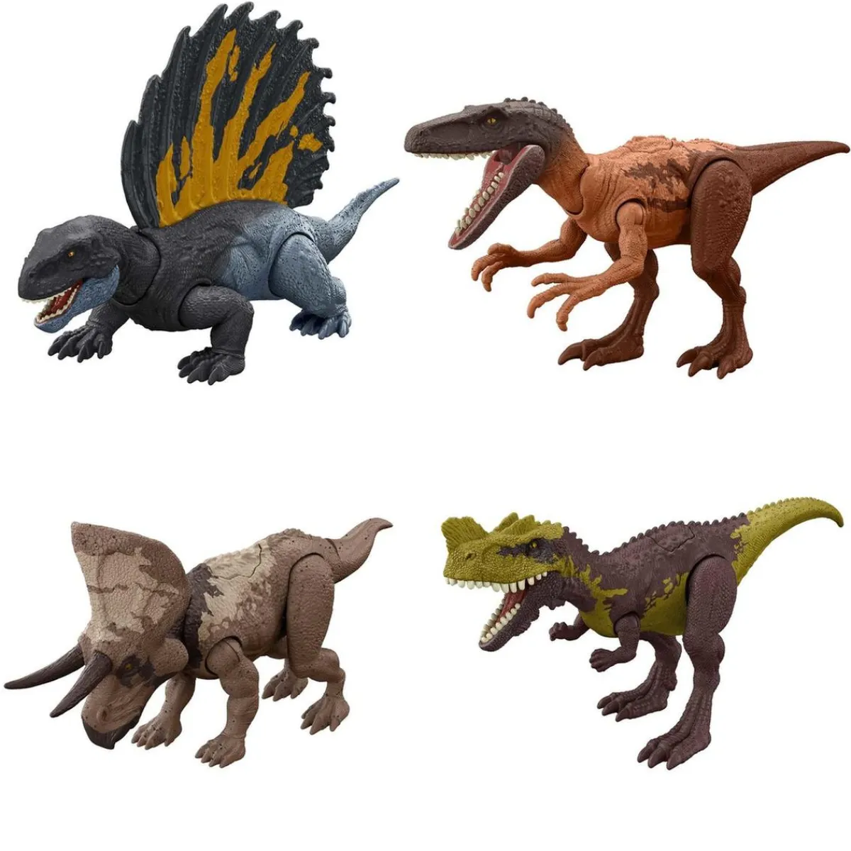 - Jurassic World - Figura dinosauro ataque letal Jurassic World (Varios modelos) ㅤ*MATTEL New