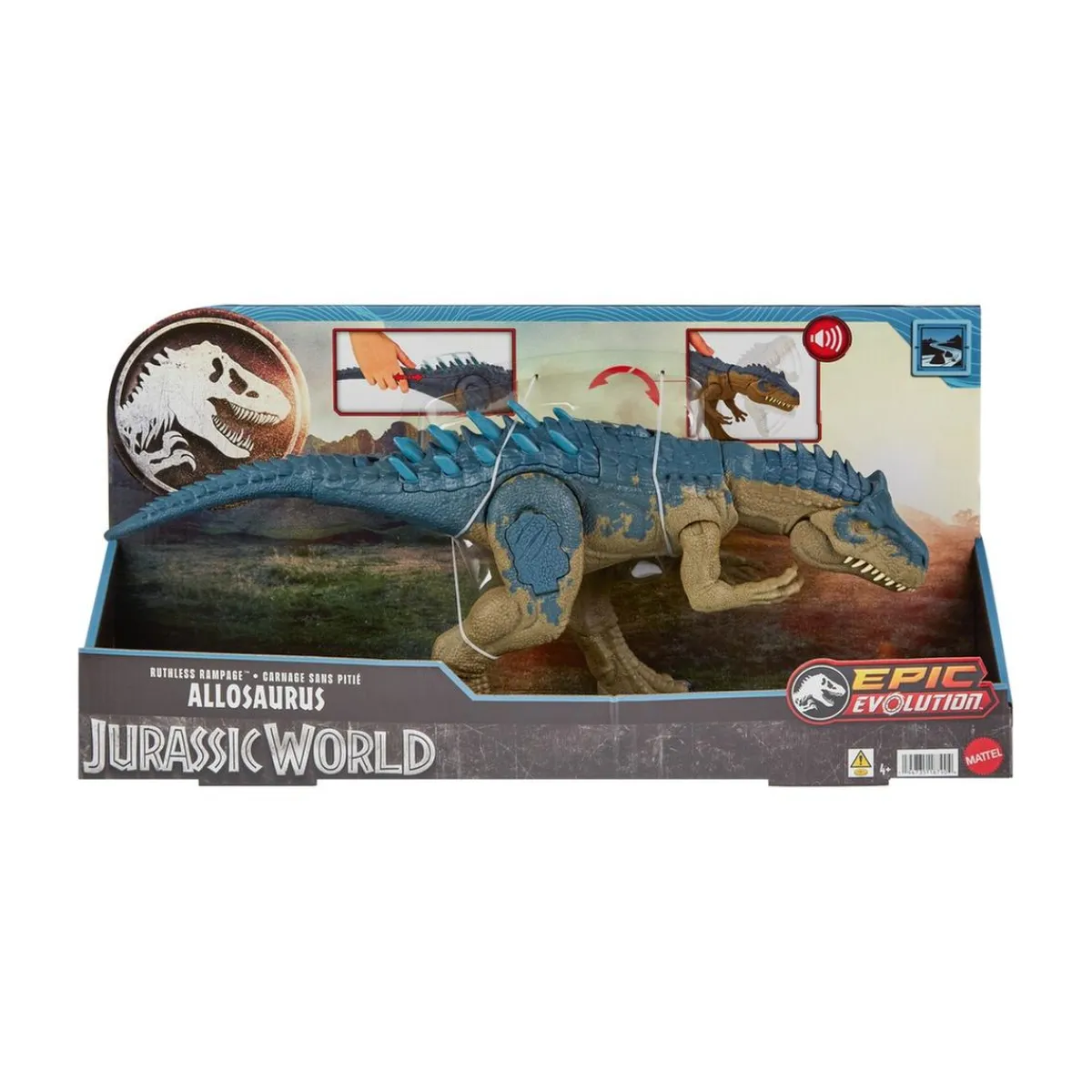 - Jurassic World - Ruthless Rampage Allosaurus ㅤ*MATTEL
