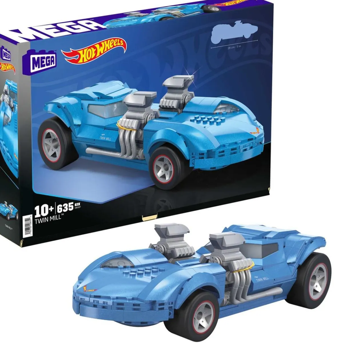 New - Kit Construcción Vehículo Twin Mill 635 Piezas ㅤ Juguetes De Construcción
