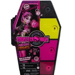 Discount - Monster High - Muñeca Draculaura Neon Frights con accesorios luminosos ㅤ Muñecas
