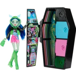 Clearance - Monster High - Skulltimate Secrets Neon Frights Ghoulia (Varios modelos) ㅤ Muñecas