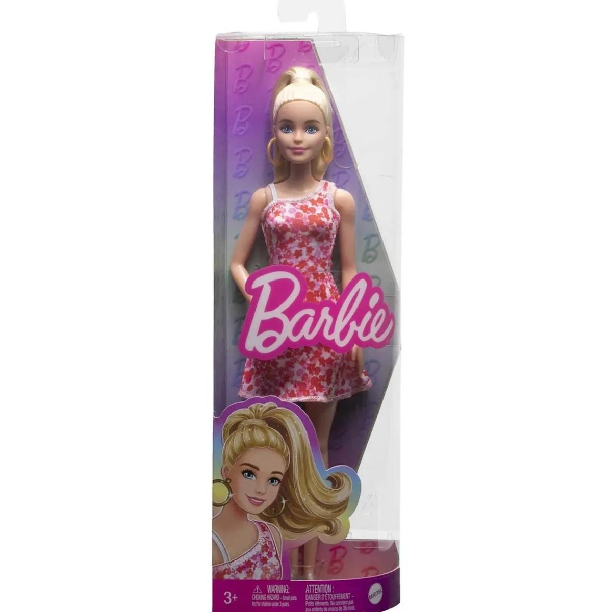 - Muñeca Barbie Fashionista con vestido rosa y accesorios ㅤ*MATTEL Hot