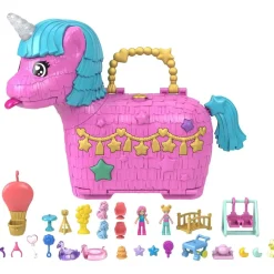 - Polly Pocket - Cofre unicornio Partyland juguete - (Varios modelos)*MATTEL Outlet