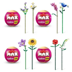 MAX - Pack 4 Cápsulas Flowers Juguetes De Construcción