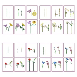 MAX - Pack 4 Cápsulas Flowers Juguetes De Construcción