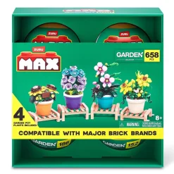 New MAX - Pack 4 Cápsulas Garden Juguetes De Construcción