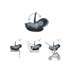 Online Maxi-Cosi - Silla auto Pebble 360 Pro Essential black Sillas De Coche·De 40 A 85 Cm