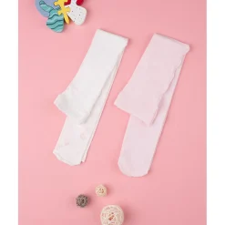 Medias de microfibra blancas y rosas*Prenatal Clearance