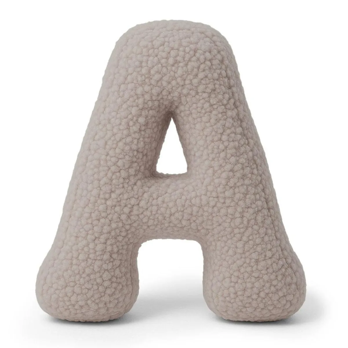 Hot - Almohada Infantil con Forma de Letra “A” Color Gris Claro “Bearly A” Descanso·Colchones Y Almohadas
