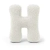 - Almohada Infantil con Forma de Letra “H” Color Blanco Roto “Bearly H”*MEOWBABY Clearance
