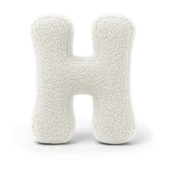 - Almohada Infantil con Forma de Letra “H” Color Blanco Roto “Bearly H”*MEOWBABY Clearance