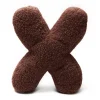 - Almohada Infantil con Forma de Letra “X” Color Marrón Oscuro “Bearly X”*MEOWBABY Best