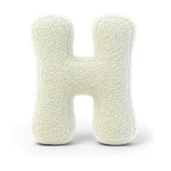 - Almohada Infantil con Forma de Letra “H” Color Crema “Bearly H”*MEOWBABY