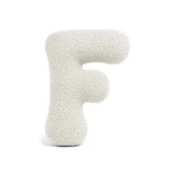 - Almohada Infantil con Forma de Letra “F” Color Blanco Roto “Bearly F”*MEOWBABY Discount