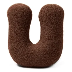 Clearance - Almohada Infantil con Forma de Letra “U” Color Marrón Oscuro “Bearly U” Descanso·Colchones Y Almohadas