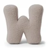Best - Almohada Infantil con Forma de Letra “W” Color Gris Claro “Bearly W” Descanso·Colchones Y Almohadas