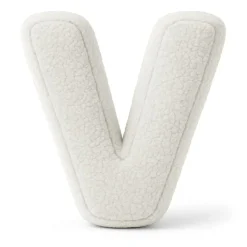 - Almohada Infantil con Forma de Letra “V” Color Blanco Roto “Bearly V”*MEOWBABY Hot