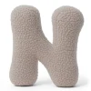 - Almohada Infantil con Forma de Letra “N” Color Gris Claro “Bearly N”*MEOWBABY