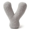 Outlet - Almohada Infantil con Forma de Letra “Y” Color Gris Claro “Bearly Y” Descanso·Colchones Y Almohadas