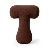 - Almohada Infantil con Forma de Letra “T” Color Marrón Oscuro “Bearly T”*MEOWBABY Online