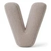 Best - Almohada Infantil con Forma de Letra “V” Color Gris Claro “Bearly V” Descanso·Colchones Y Almohadas