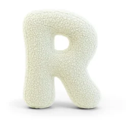 New - Almohada Infantil con Forma de Letra “R” Color Crema “Bearly R” Descanso·Colchones Y Almohadas