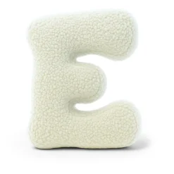 - Almohada Infantil con Forma de Letra “E” Color Crema “Bearly E”*MEOWBABY Outlet
