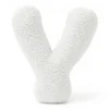 - Almohada Infantil con Forma de Letra “Y” Color Blanco Roto “Bearly Y”*MEOWBABY