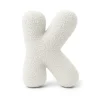 - Almohada Infantil con Forma de Letra “K” Color Blanco Roto “Bearly K”*MEOWBABY Hot