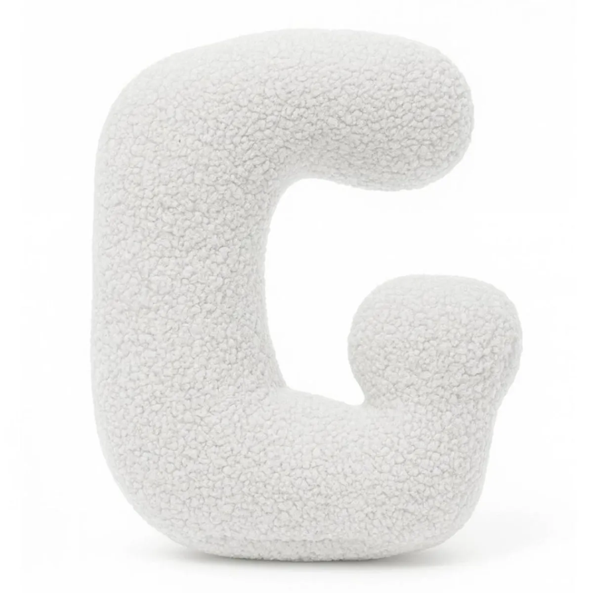 - Almohada Infantil con Forma de Letra “G” Color Blanco Roto “Bearly G”*MEOWBABY Hot