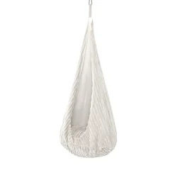 - Columpio Infantil Tipo Capullo Churros Color Blanco “Baby Cocoon Swing Cotton Candy White”*MEOWBABY Outlet