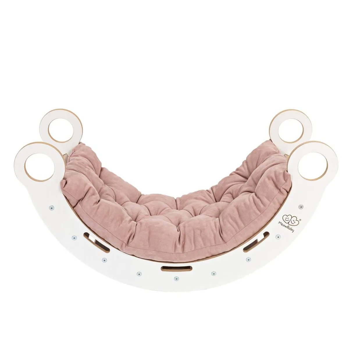 Sale - Mecedora Infantil Blanca con Cojín Rosa “Medium Dream Rocker White Wood” Entretenimiento·Hamacas Y Columpios