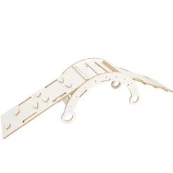 - Mecedora Infantil Blanca con Tobogán, Escalera y Cojín Rosa “Medium Dream Rocker White Wood”*MEOWBABY Sale