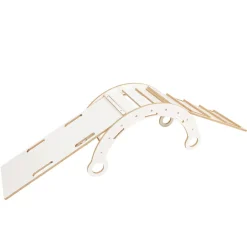 - Mecedora Infantil Blanca con Tobogán y Escalera “Medium Dream Rocker White Wood”*MEOWBABY Best