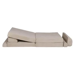 - Sofá de pana Premium infantil beige Entretenimiento·Hamacas Y Columpios|Estilo De Vida