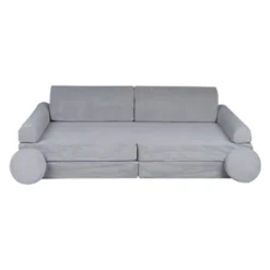 Outlet - Sofá de pana Premium infantil gris Entretenimiento·Hamacas Y Columpios|Estilo De Vida