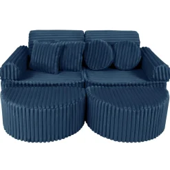 - Sofá Infantil Churros Pocket Max Color Azul Medianoche*MEOWBABY Online